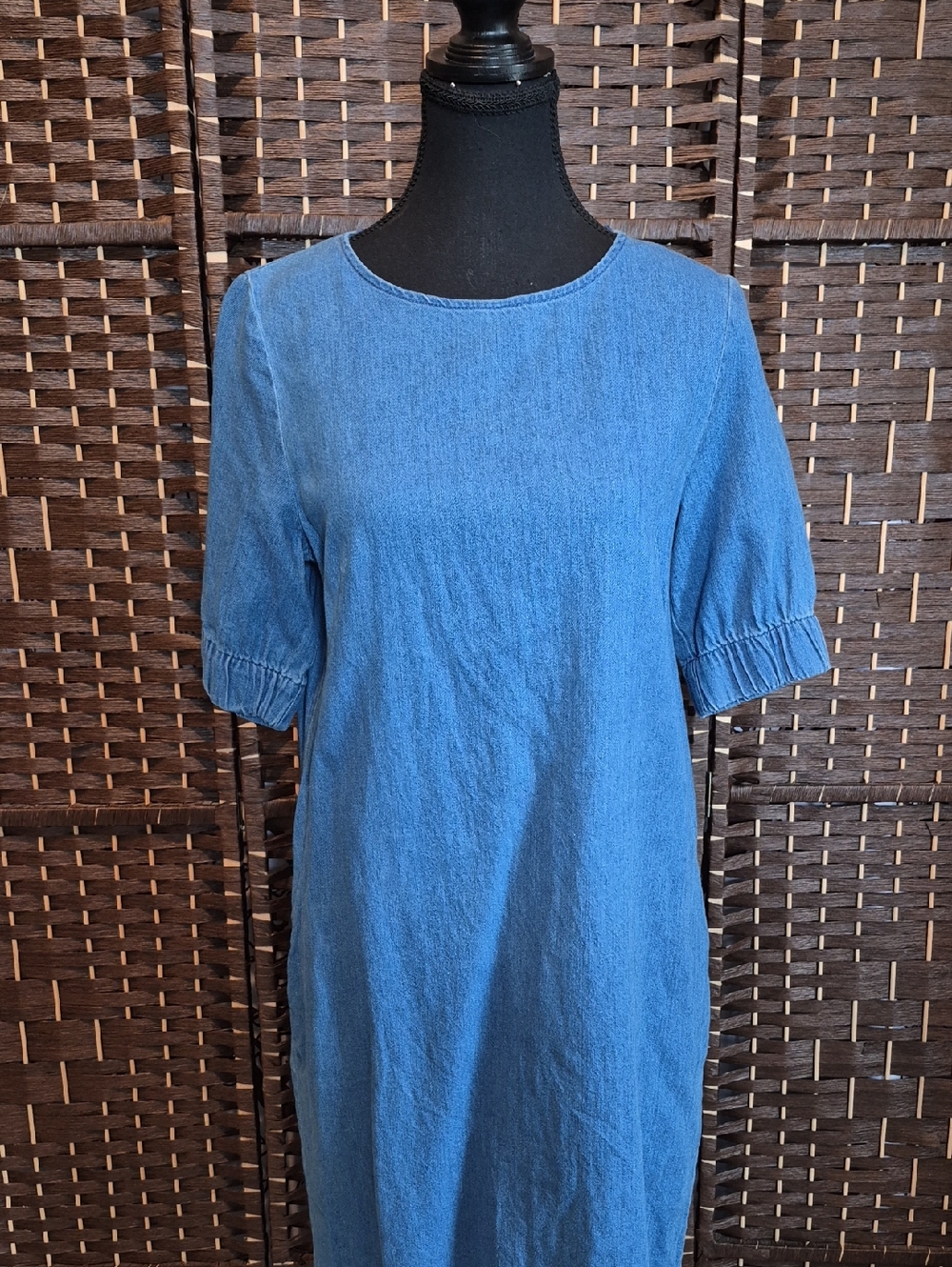 COS Light Blue Denim Mini Dress